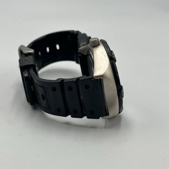 Field & Stream Watch Men Silver Tone Blue Dial Black Band New Battery 9” - Picture 12 of 16